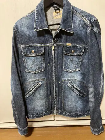 WRANGLER 지퍼 데님 자켓