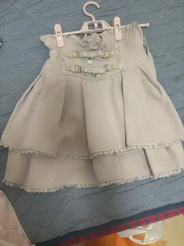 LIZLISA 2연 벨트 리본 치마바지