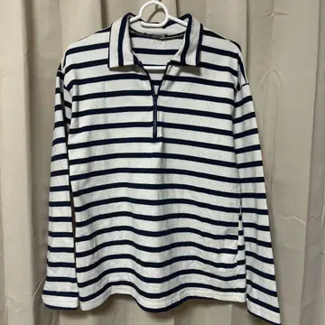 ZARA 보더 피케 셔츠