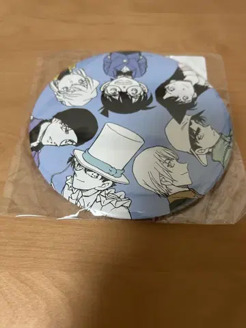 코난 탐정사 한정판 캐릭터 캔뱃지 파란색 직경 8cm