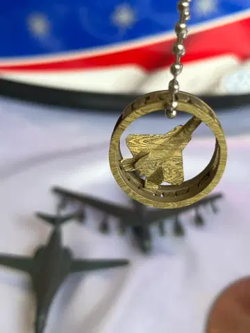 하늘의 패자 F-22 Raptor 항공기 디자인 목걸이