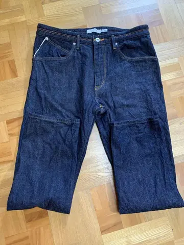nonnative 5 포켓 팬츠 블루 데님 무릎 뒤 다트 사이즈 3