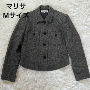 [ 새상품급 ] MARISA 트위드 자켓 그레이 M 가을 오피스 외근