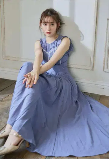 herlipto Back Lace-Up Cotton Long Dress