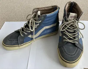 반스 VANS VAULT SK8-Hi ZIP 가죽 스니커즈