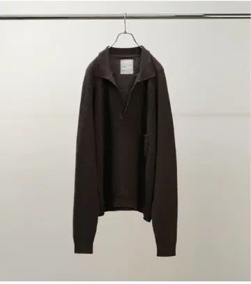 ANCELLM 25AW SKIPPER KNIT size 2 brown