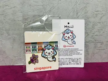 오사카 간사이 만박 싱가포르 파빌리온 핑 배지 2종