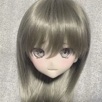 DDH 커스텀 헤드 세미 화이트 스킨 아이 가발 MDD DD