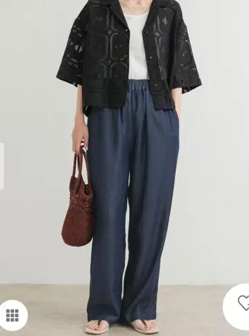URBANRESEARCH DOORS 리오셀 데님 인디고 M