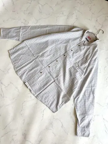 wrangler 체크 셔츠 2XL 코튼 구제 의류 겉옷