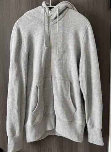 루프 휠러 지퍼 후드티