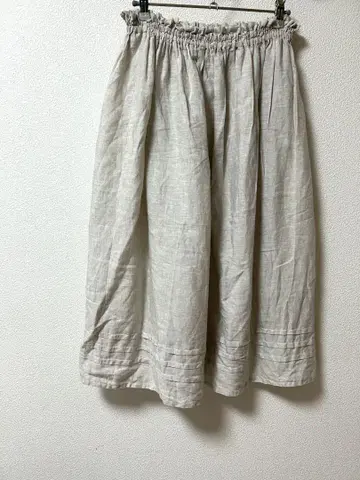 waf 린넨 페치 스커트