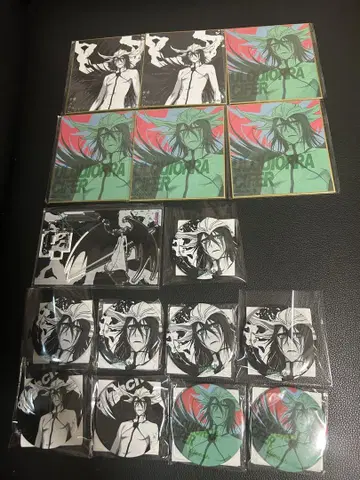 BLEACH 우루키오라 퍼 아크릴 스탠드 캔뱃지 아크릴 키링