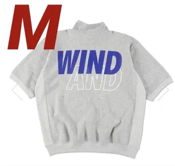 M 사이즈 WIND AND SEA x Champion 하프 지퍼