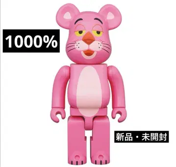 새상품 1000% BE@RBRICK 베어브릭 핑크 팬서