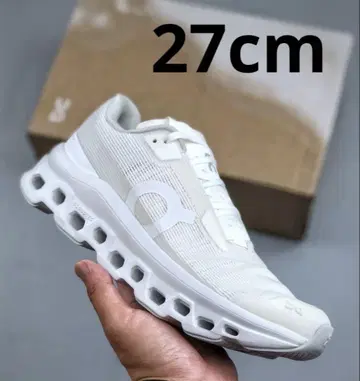 ON Cloudmonster 스니커즈 화이트 27cm