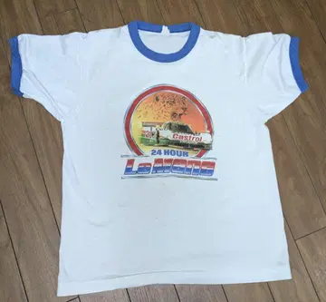 80s 재규어 24HOUR Le Mans 링거T셔츠