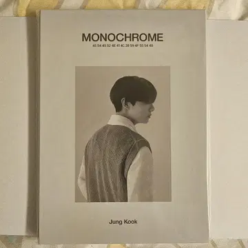 BTS 정국 MONOCHROME 엽서북