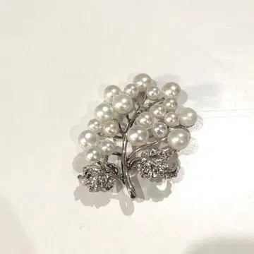 펄 브로치 진주 실버 925 silver