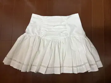 코튼라이크 프릴 스카쇼팬 SNIDEL 스나이델 화이트