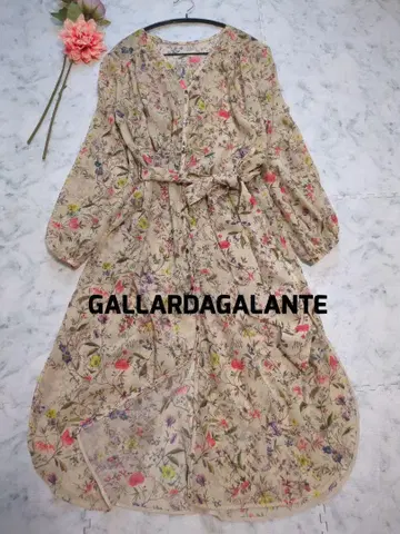 GALLARDAGALANTE 플라워 가운 원피스