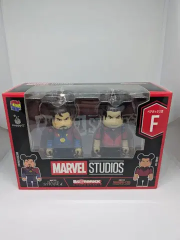2체 세트 Happy 복권 BE@RBRICK 100% 페어 박스상 F