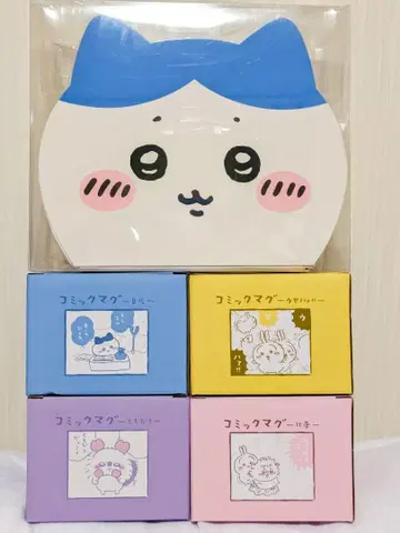 치이카와 트렁크 케이스 & 코믹 머그 4개 세트