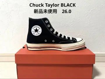 Chuck Taylor BLACK 26.0 미사용 새상품