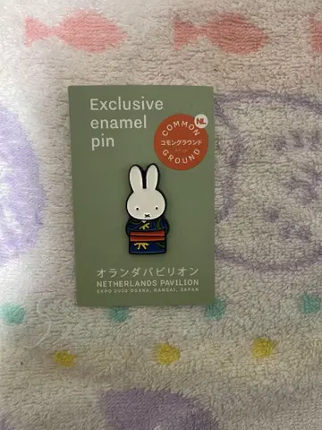오사카 엑스포 오란 미피 핀 배지