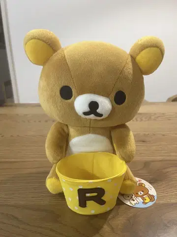 [ 새상품급 ] 리락쿠마 봉제 인형 소품함 바스켓 포함 산엑스