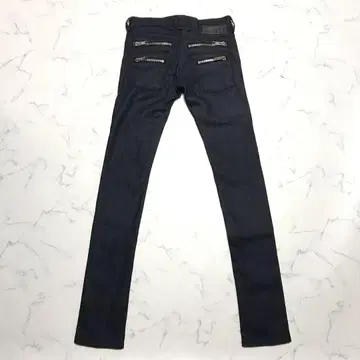 PUNK ZIP SKINNY JEANS Y2K 00s April 77