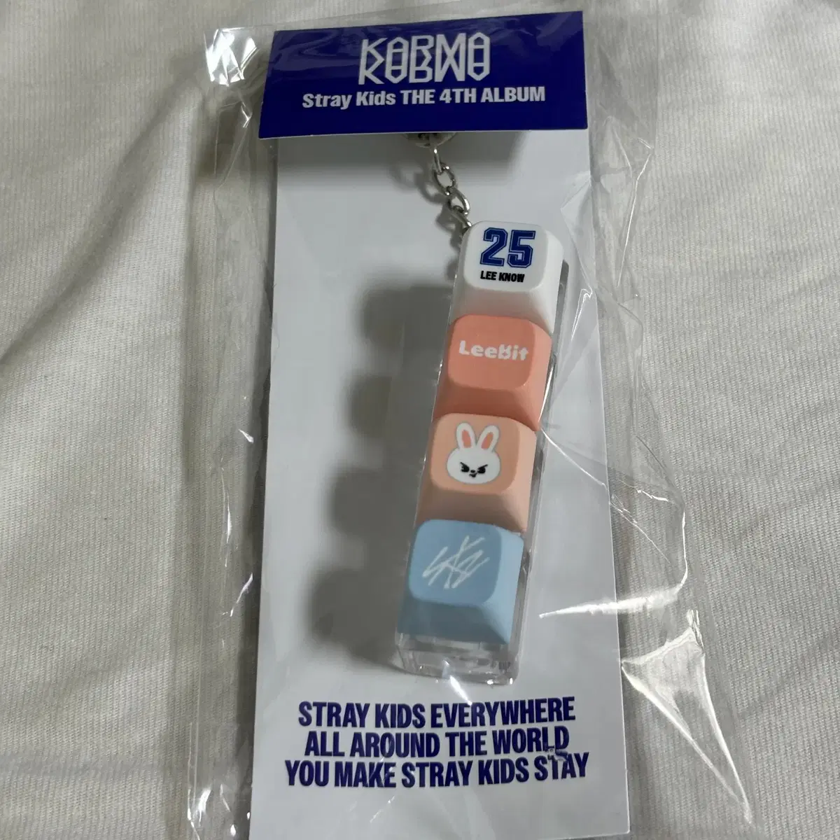 STRAY KIDS | 스트레이키즈 Stray Kids Karma pop up keycap keyring