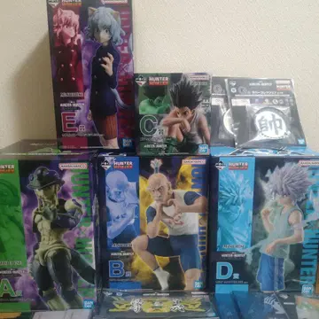 HUNTER x HUNTER 헌터헌터 제일복권 피규어 5체 하위상