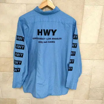 Hwy 산겐자야 워크 셔츠 XL 블루