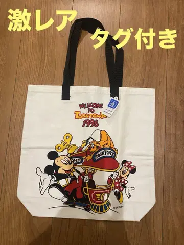 택 포함 초레어 90s 도쿄 디즈니랜드 투니타운 초기 토트백