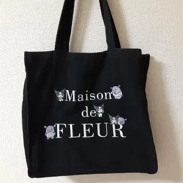 Maison de FLEUR 메종 드 플뢰르 스퀘어 토트백 쿠로미