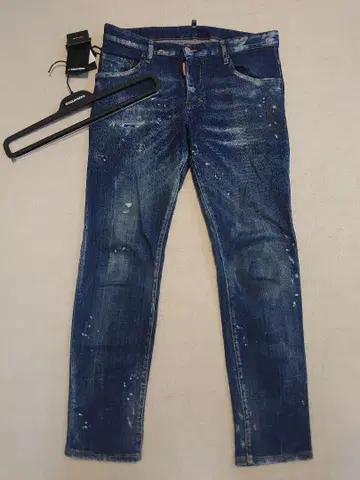 DSQUARED2 SKATER JEAN 데미지 가공 페인트 스트레치 46