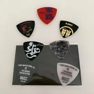미개봉 새상품 MUCC 무크 미야 피크 세트 레어