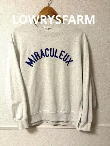 LOWRYSFARM 화이트 트레이닝복 M