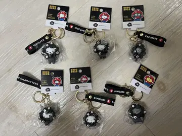 간사이 만박 한정판 산리오 흑백 쿠로먀쿠먀쿠 6종 세트