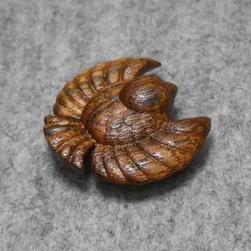 목조 오비 고정 띠 (3푼 끈용) 복스러운 참새