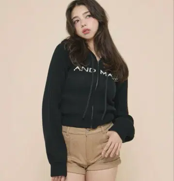 andmary 마리 Jeniffer knit hoodie set