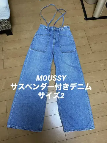 MOUSSY 서스펜더 데님 선착순!