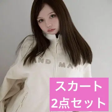 andmary Mary logo fleece jacket & skirt
