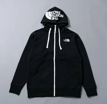 THE NORTH FACE 리어뷰 풀 지퍼 후디 점퍼 블랙 M