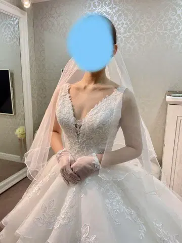 웨딩 베일 스와로브스키 웨딩