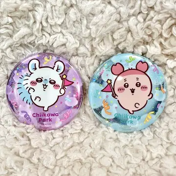 치이카와 파크 트레이딩 홀로그램 캔뱃지 (모몽가 헌책방)