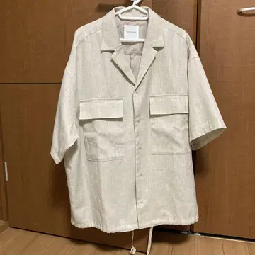 FREAK'S STORE 린넨라이크 반팔 셔츠 자켓