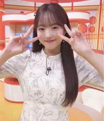 [ 혼다 마린 착용 ] Noela 릴리 프린트 원피스