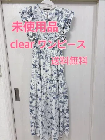 [ 미사용 ] clear 원피스